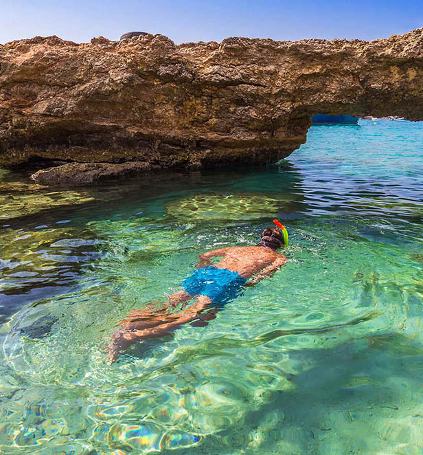 Snorkelling the coast of Corsica