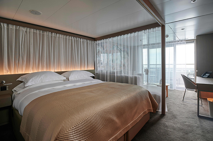 Ultra-luxury suites on Scenic Eclipse