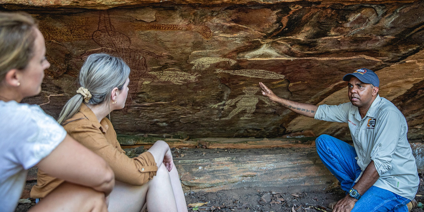 A local guide in Cape York, Queensland, Australia