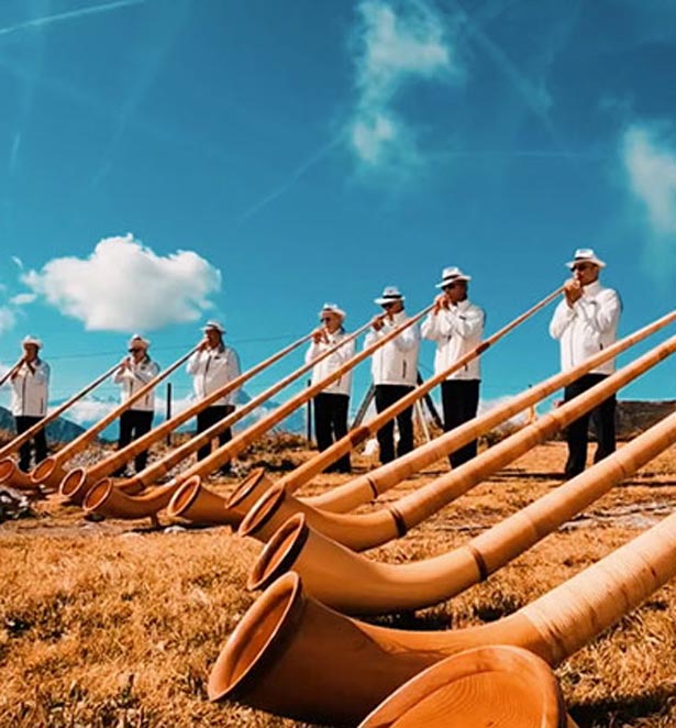 Alphorn, Swiss Alphorn Academy in Montreux