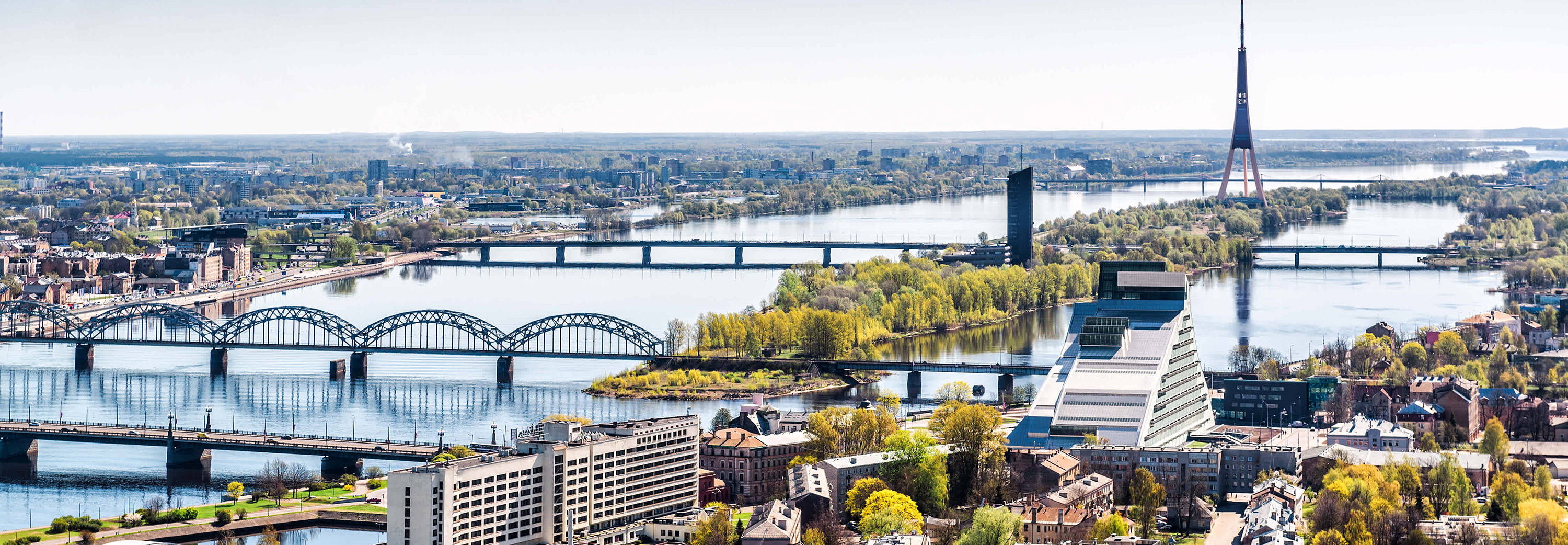 Explore the charming waterways of Riga, Latvia