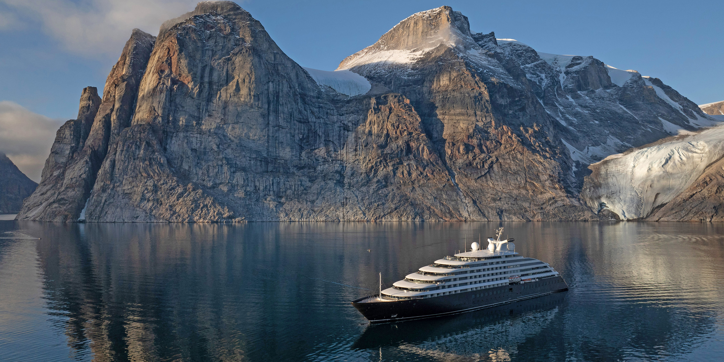 Scenic Eclipse cruising Icy Arm Fjord
