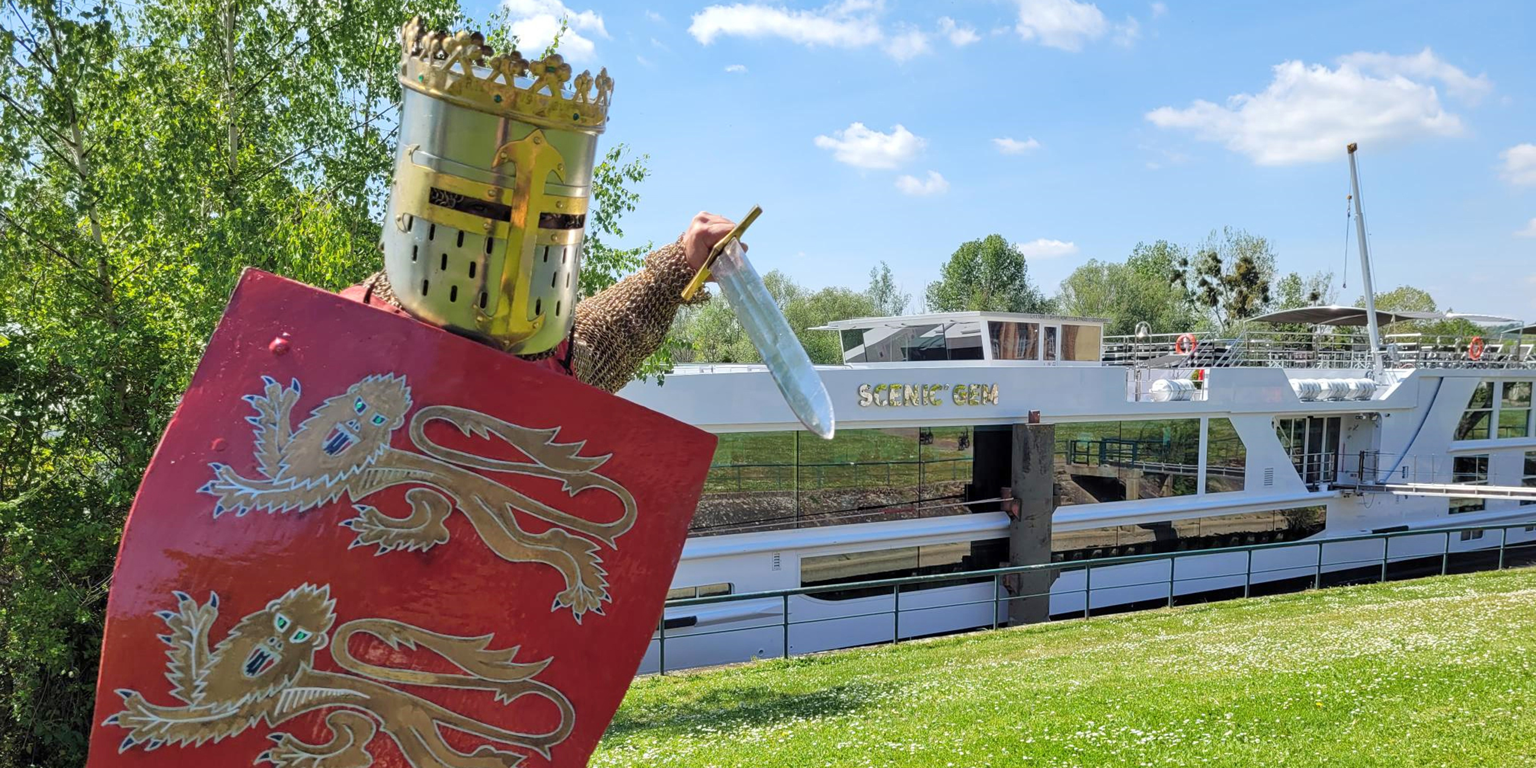 Richard the Lionheart, Les Andelys, France