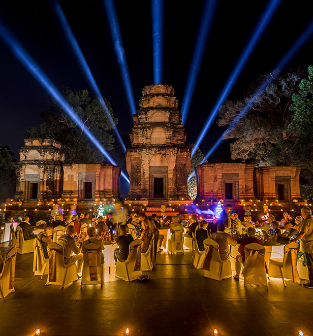 Dinner and apsara show at Angkor Temple, Cambodia
