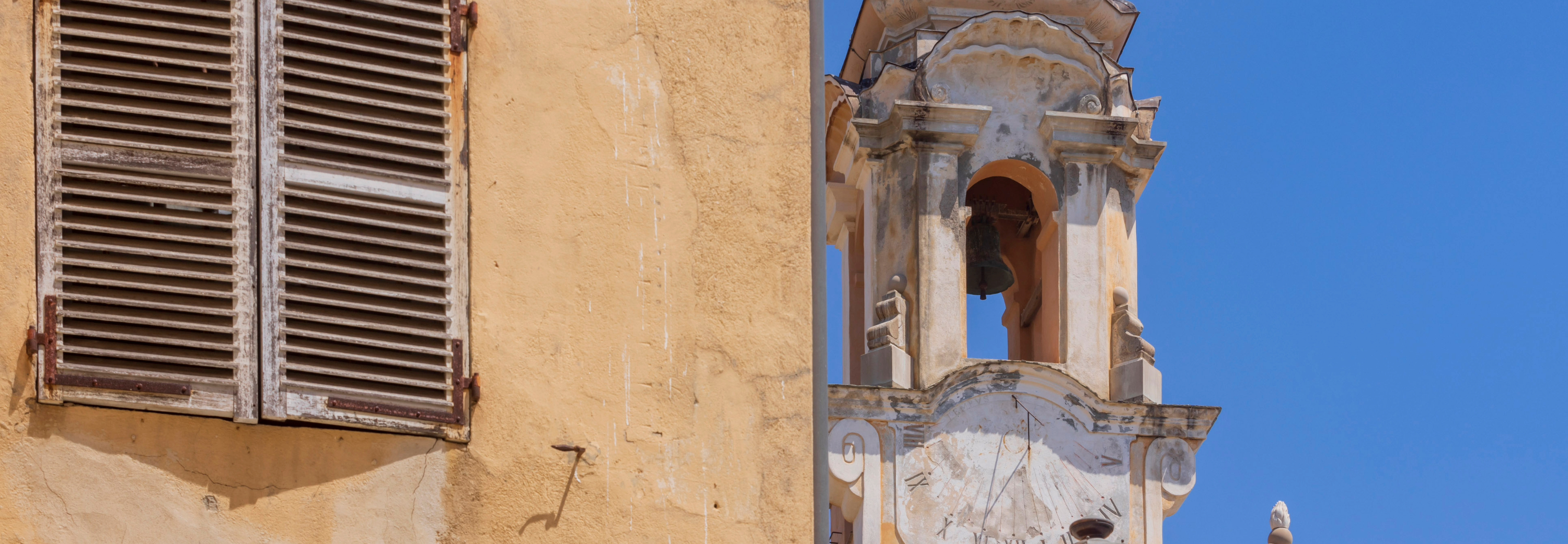 Elegant detail of Bastia’s former Governor’s Palace