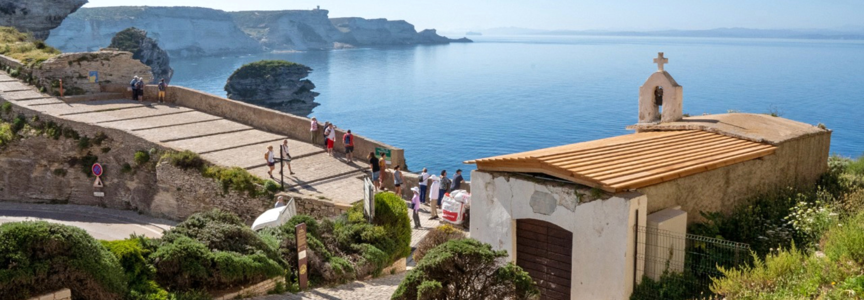 Strolling along Bonifacio’s coastal path