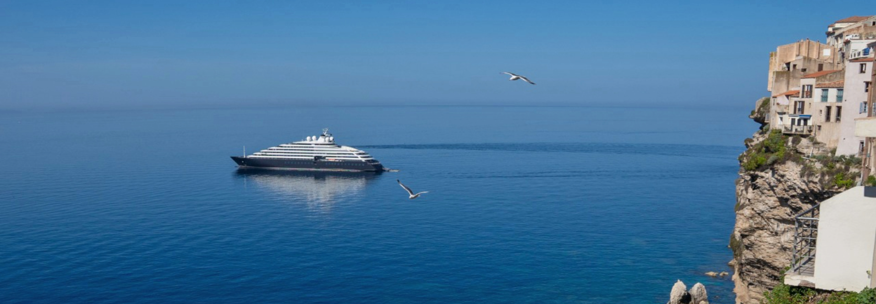 Cruising the turquoise seas of Corsica on board Scenic Eclipse