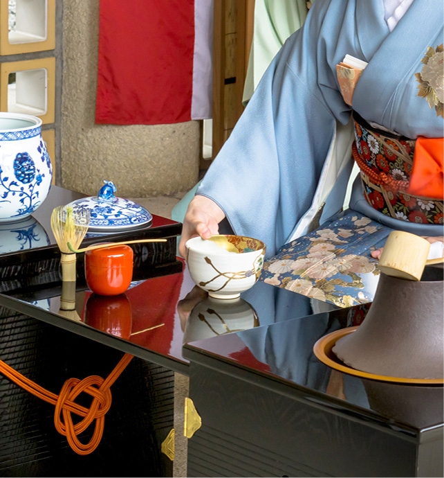 Tea ceremony in Japan